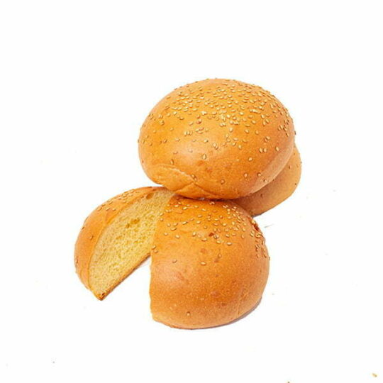 Soft 4" Brioche Burger With Sesame - 10 per pack