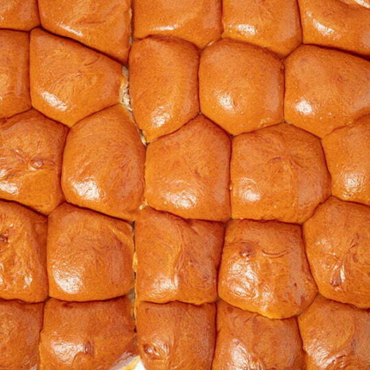 Sweet Portuguese Parker House Rolls 1.5x1.5 With Glaze (full sheet/half sheet)