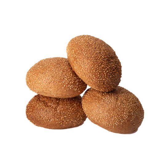 5" Whole Wheat Burger With Sesame - 8 per pack
